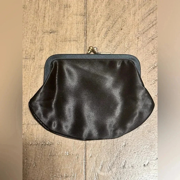 Vintage Guild Creations Black Cloth Pleated Purse - Picture 6 of 9